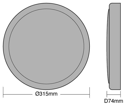 14w emergency polo bulkhead with dimensions
