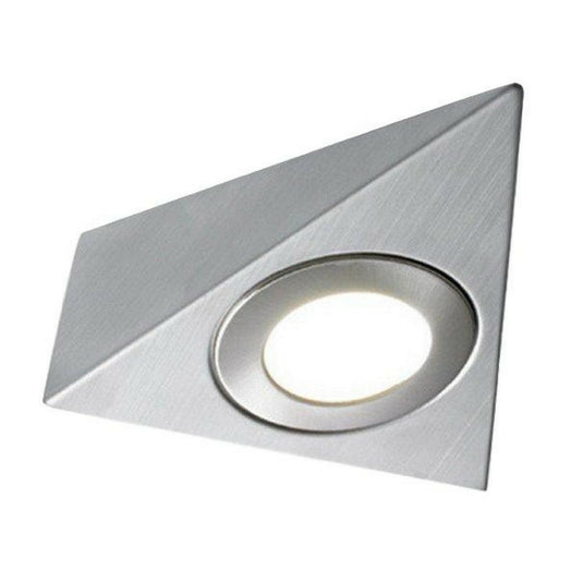 triangle under cabinet light with warm white light