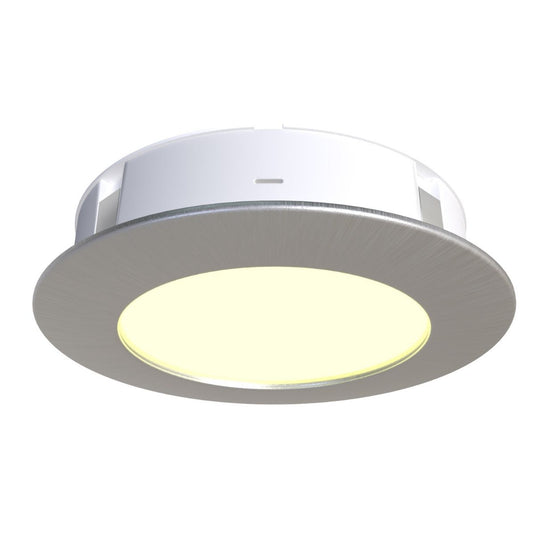 recessed LED cabinet light with warm white light