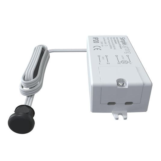 front of a mains power hand sensor