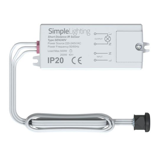 top view of a mains power hand sensor
