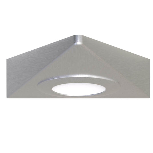 tip of a triangle under cabinet light