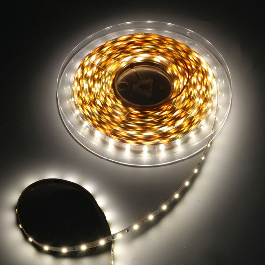 roll of LED strip with warm white light