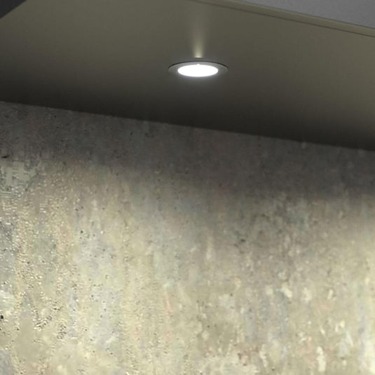 under cupboard light with warm white light