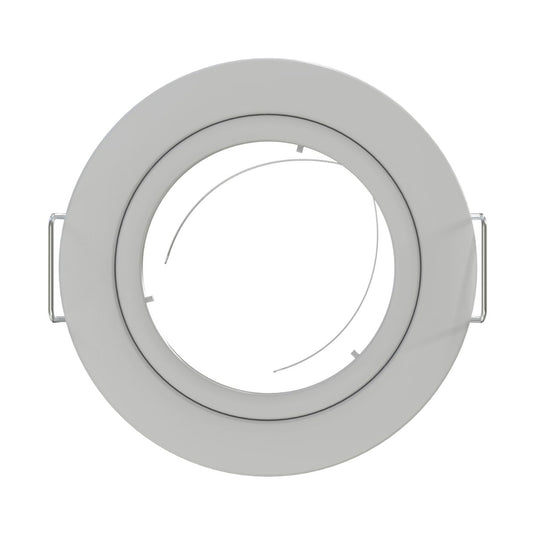 top of a white GU10 LED downlight bezel