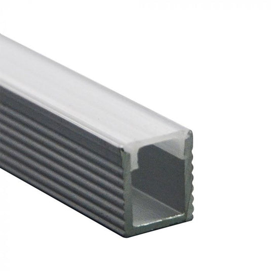 Close up of the slimline aluminium profile with frosted diffuser