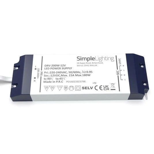 200w 12v led driver