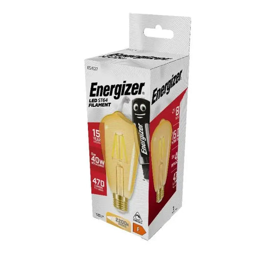 Energizer Filament bulb packaging