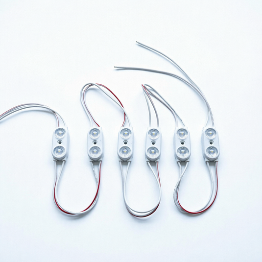 Chain of 20 twin LED sign modules