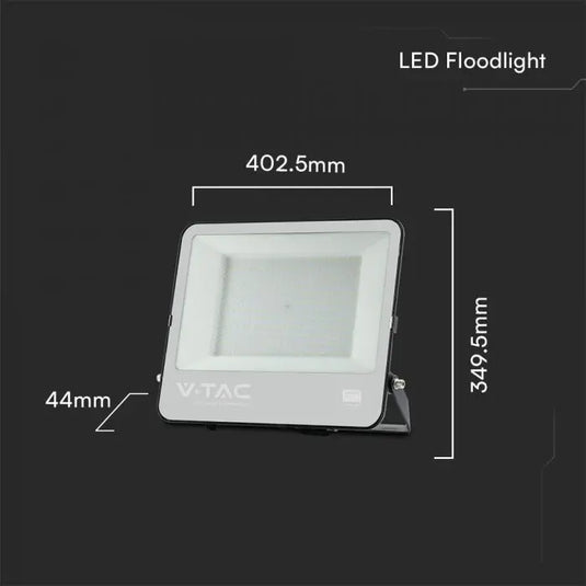 200w LED Flood Light with SMD LED, 6500K dimensions
