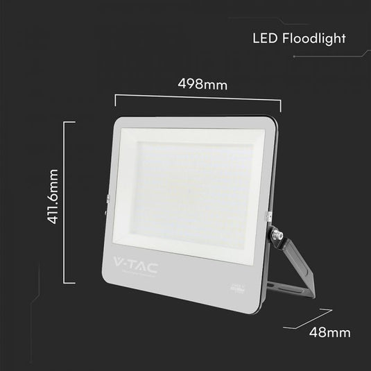 300w LED Flood Light with Cree LEDs, 4000K - dimensions