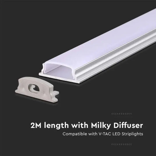 Milky Diffuser of the Bendable LED Aluminium Profile Mounting Kit