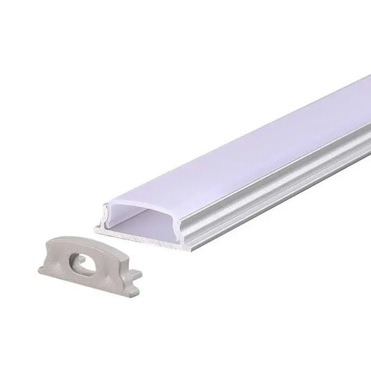 Bendable LED Aluminium Profile Mounting Kits with end cap