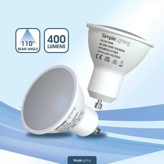 Dimmable GU10 LED Bulb and max lumens