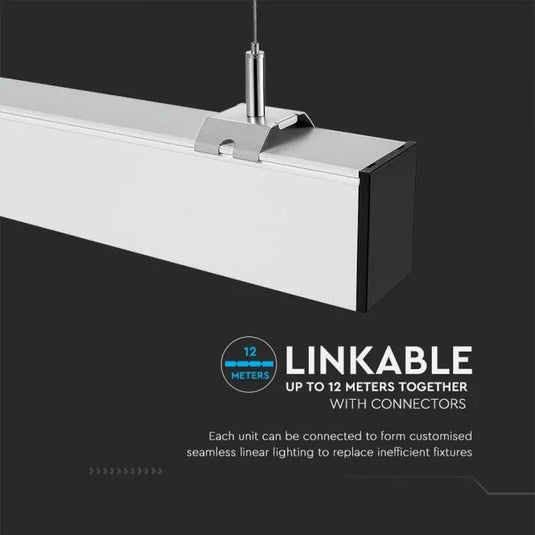 40W LED Linear Hanging Light, Samsung LED Chip, linkable