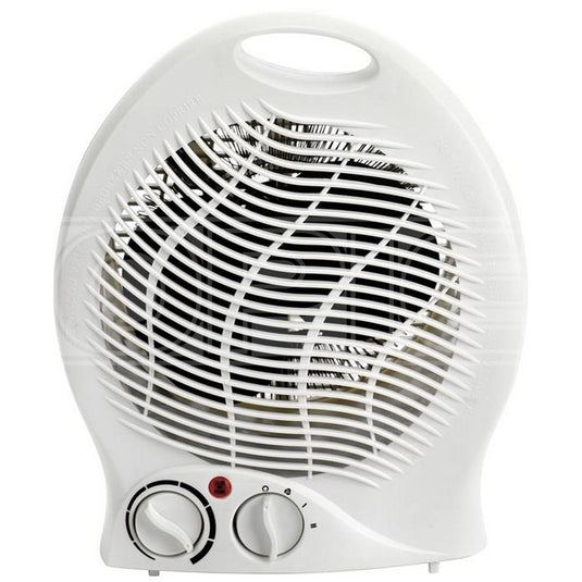 White 2000w fan heater