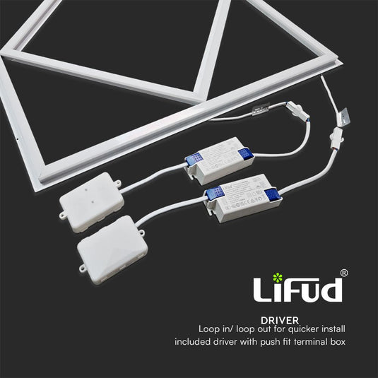 Diamond border LED panel with its driver