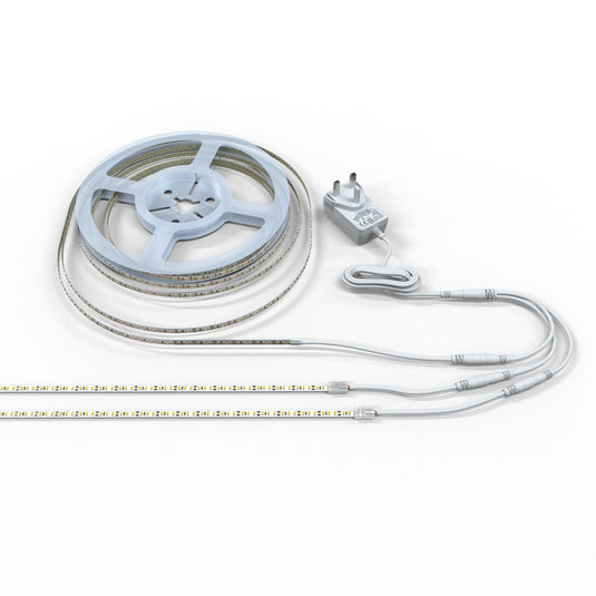 SMD strip shown with the accessories
