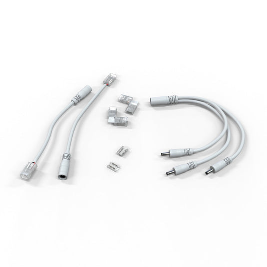 COB strip quick connector and splitter kit