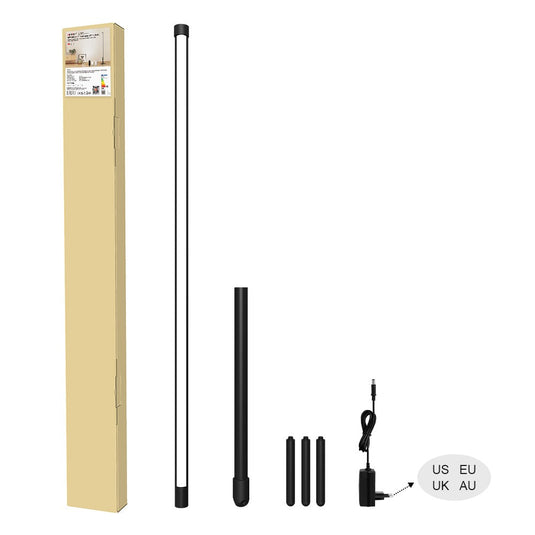 Floor lamp with the parts in the box