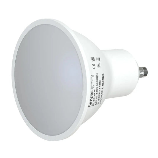 5w Dimmable GU10 LED Lamps left side view shot