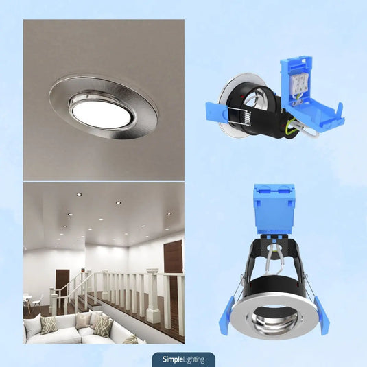 Tilt, Fire Rated GU10 Downlight features