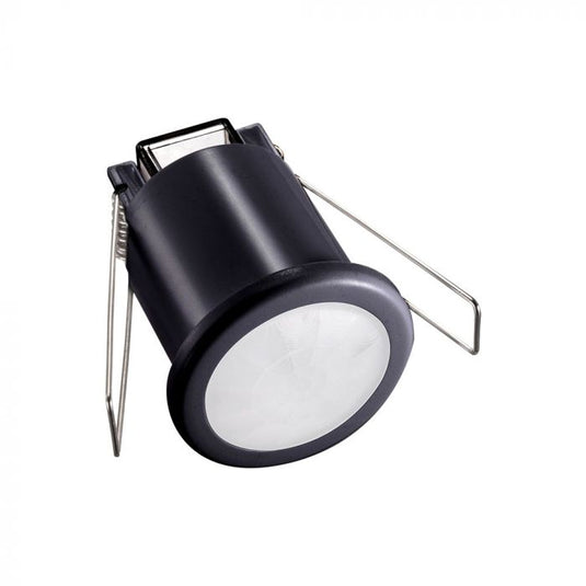 Black recessed PIR sensor