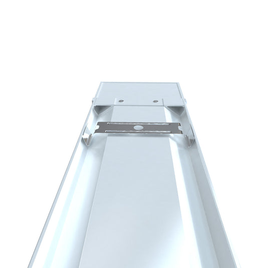 Close view of the batten's mounting bracket