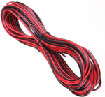 10m Long Red/Black Cable, AWG20