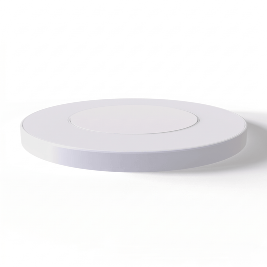 Side of the 75mm round cabinet light