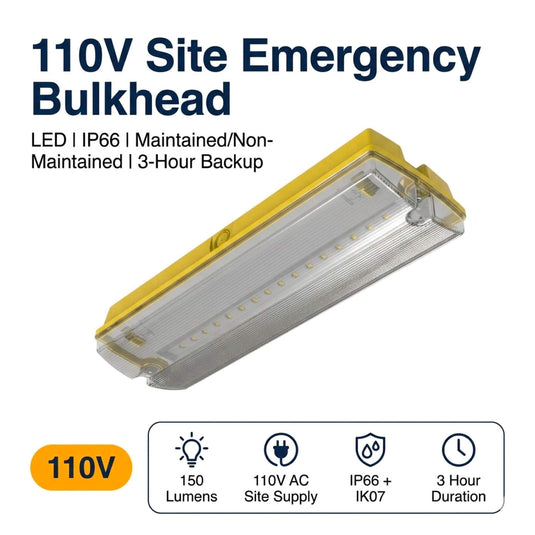Infographic on the 110V site emergency bulkhead