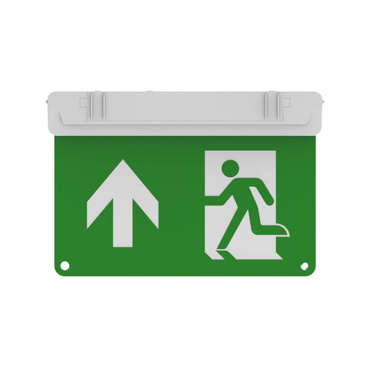 Exit sign from a second angle