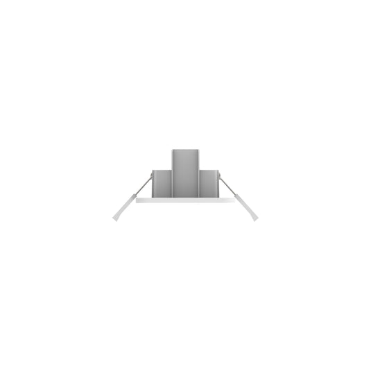 Recessed exit sign mounting kit from the end