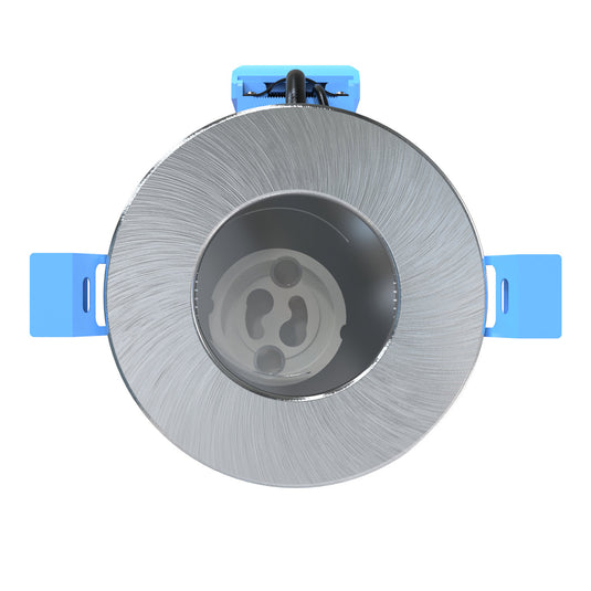 IP65 Fire Rated Downlight - Brushed Chrome - Top