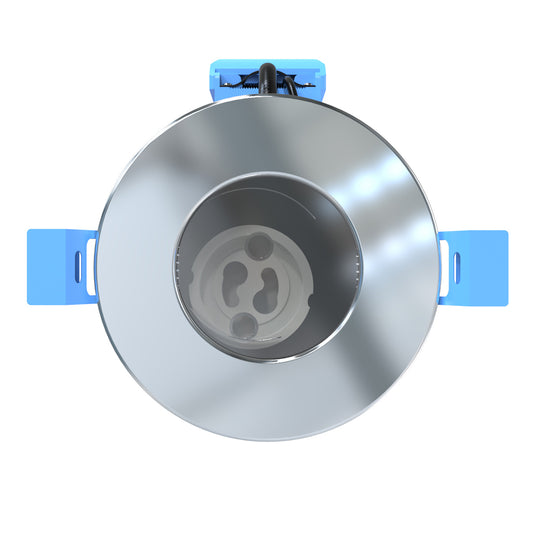 chrome downlight - front