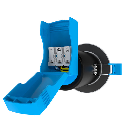 Downlight, Fire Rated GU10 inside mechanism back