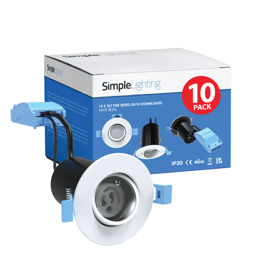 10-pack box with an adjustable downlight unit in front.