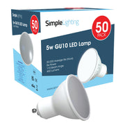 pack of 50 LED GU10 bulbs
