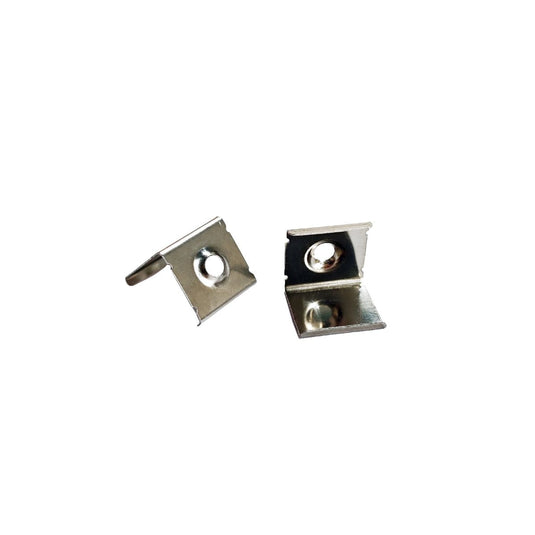 Corner profile mounting clips