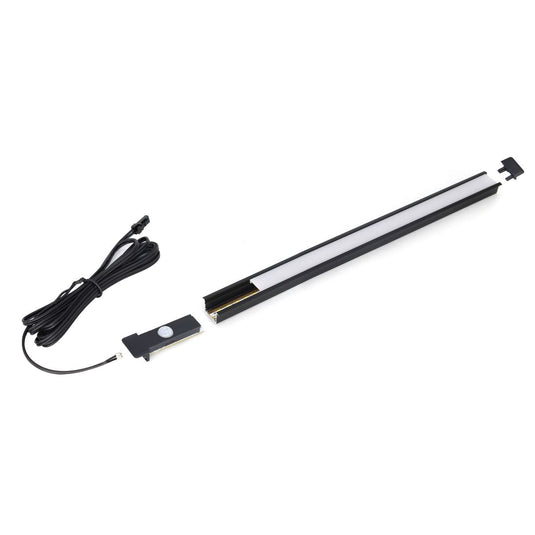 Recessed profile kit with diffuser, PIR sensor, cable and end caps