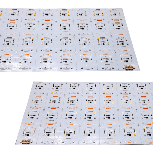 Two LED sheets side by side