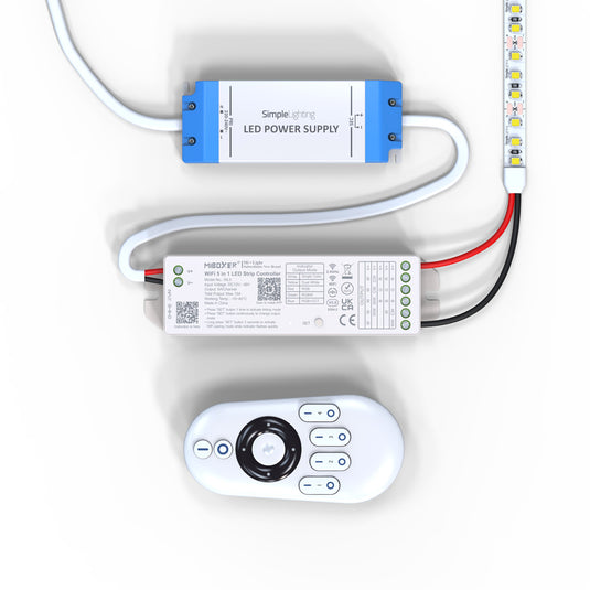 wiring diagram for a single colour strip