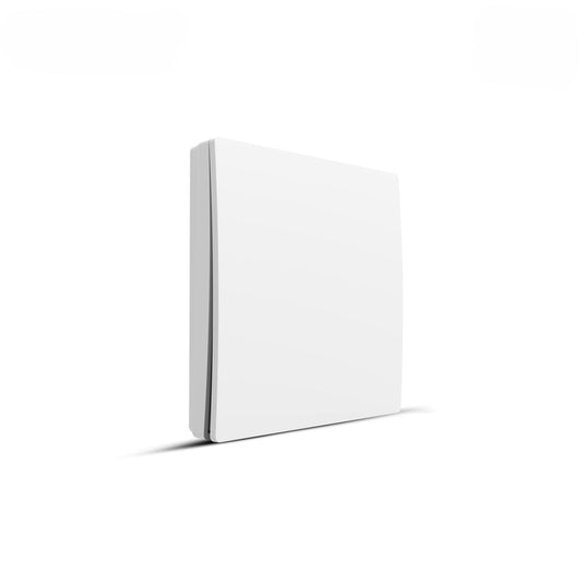 White 1 gang wireless kinetic light switch