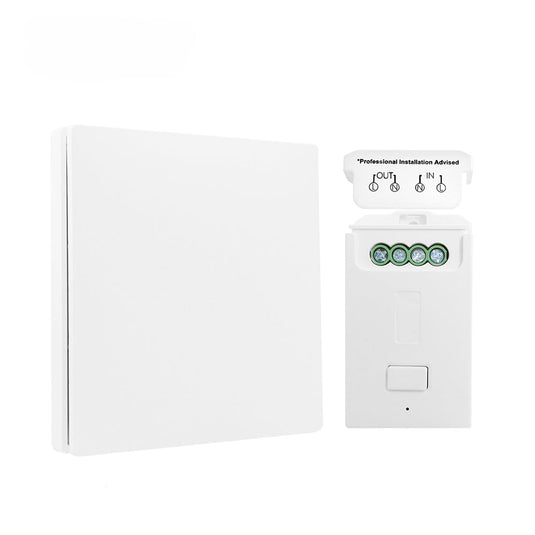 Wireless kinetic switch kit with switch and receiver