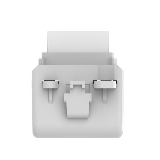 Polar white kinetic grid switch, angle 2