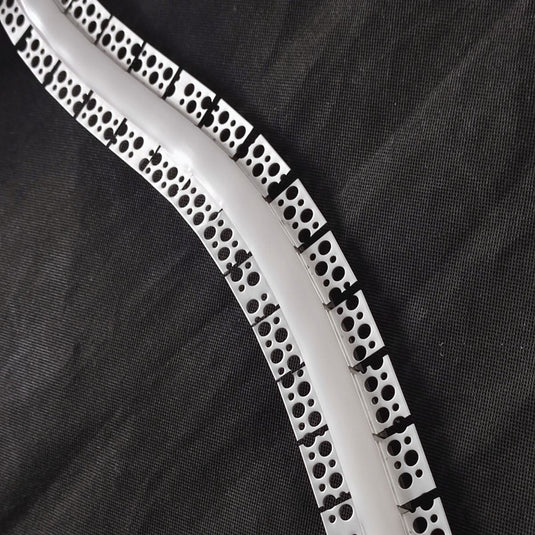 Side angle of the bendable plaster-in profile