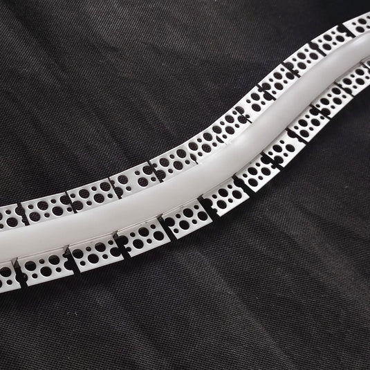 Bendable plaster-in aluminium LED profile