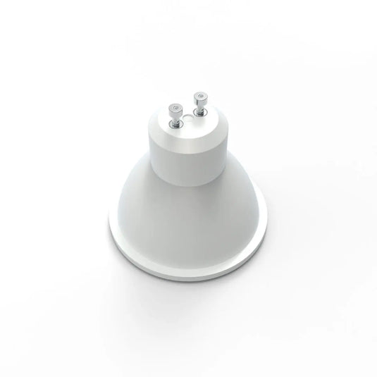 Bottom of a GU10 LED Spotlight Bulb