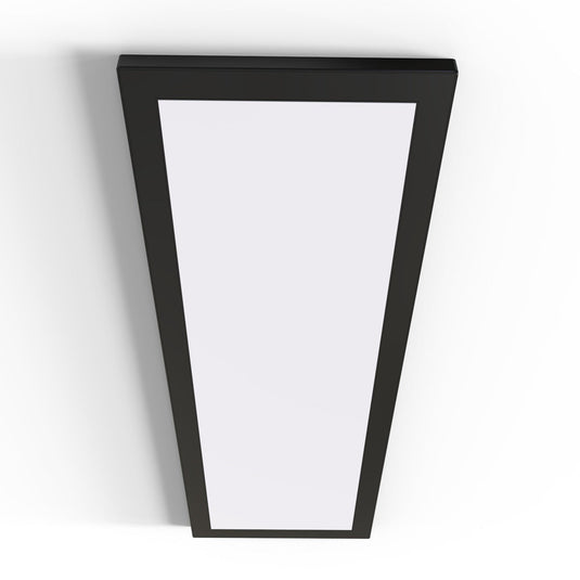 300 x 100 x 7mm black LED cabinet light