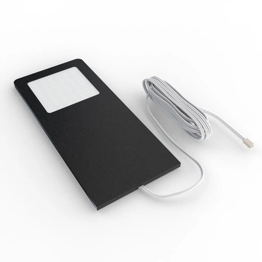 Black Recti Superslim 5w LED Cabinet Light full view